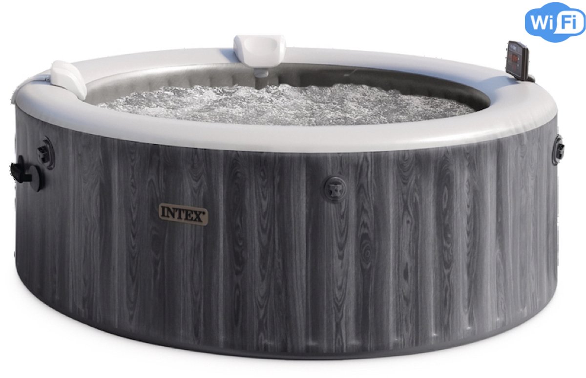   PureSpa Greywood Bubble Deluxe 4 persoons - WiFi