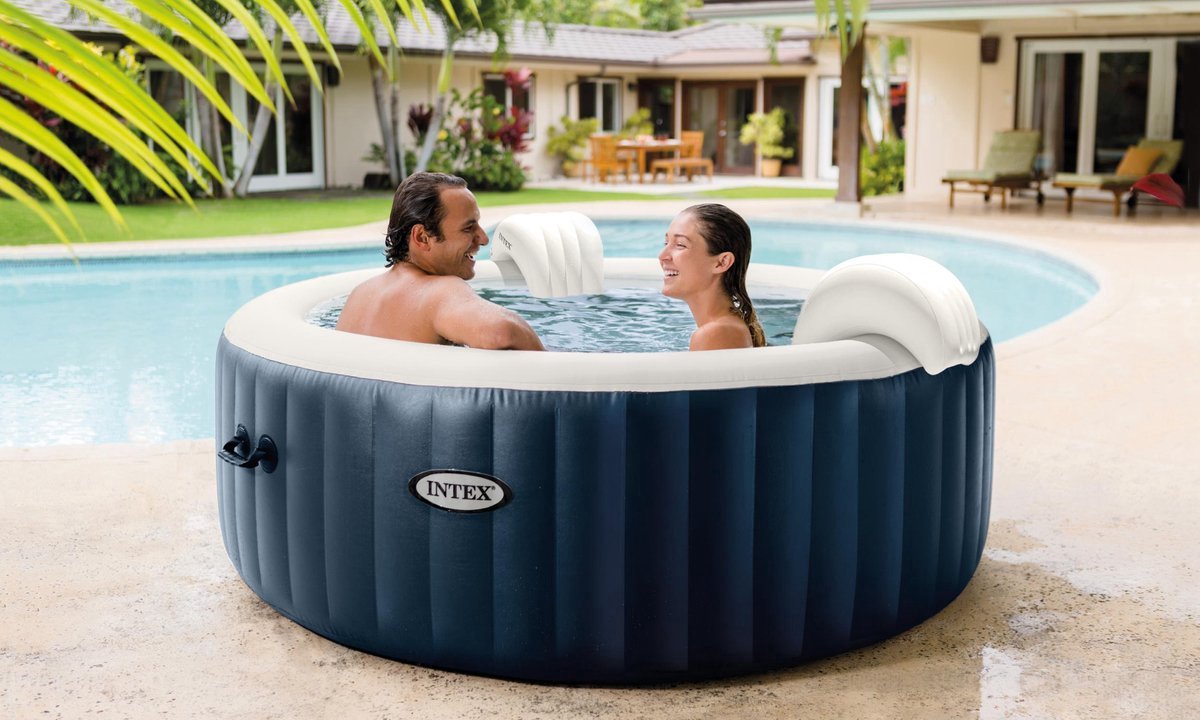   PureSpa opblaasbare Navy Bubbel Spa - 4 Personen - Garden Select