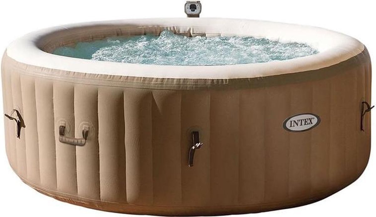 Intex Purespa Bubble Jacuzzi Met Afdekzeil 4-persoons 196 CM