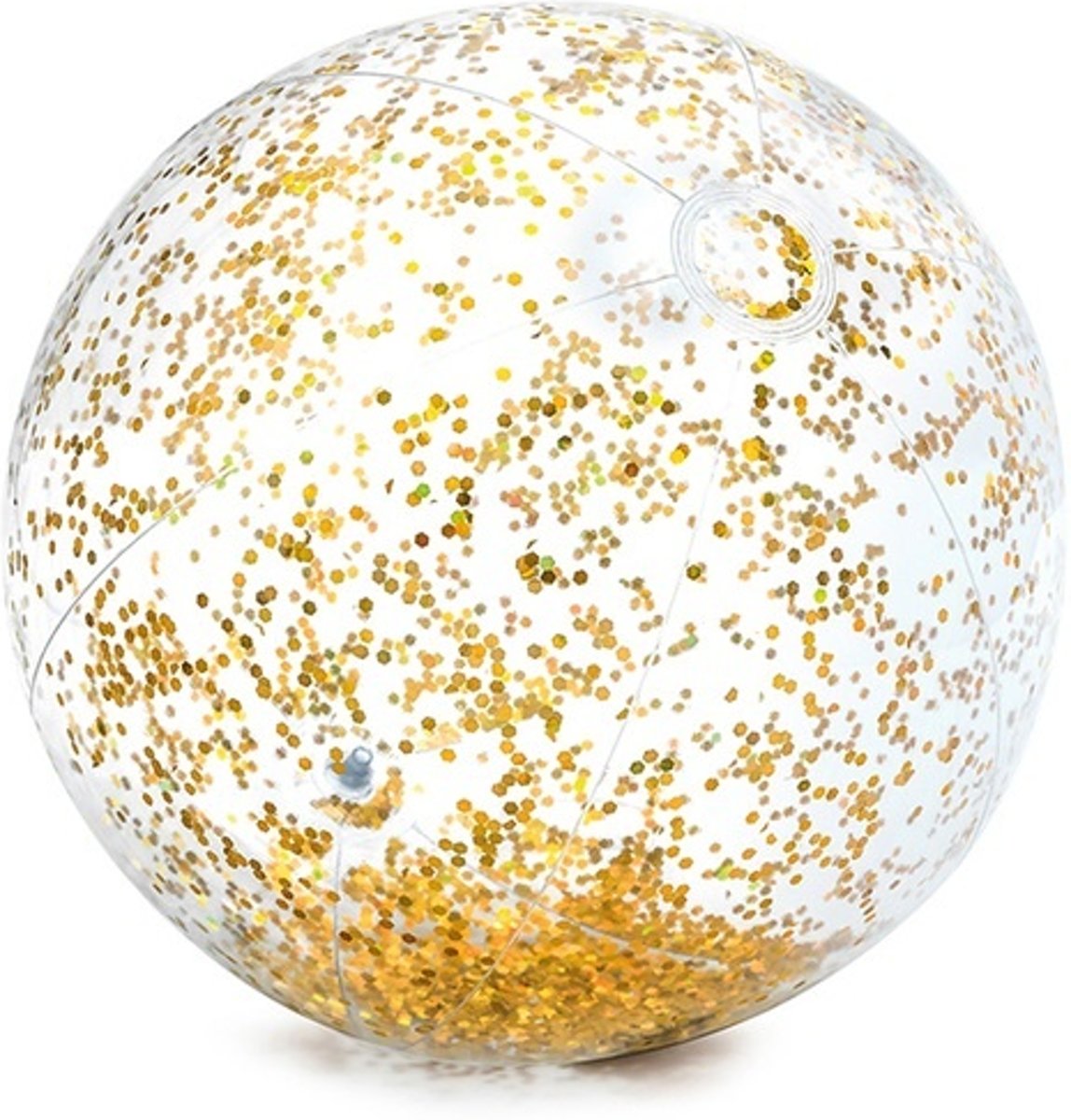 Intex Strandbal Glitter 71 Cm Transparant Goud