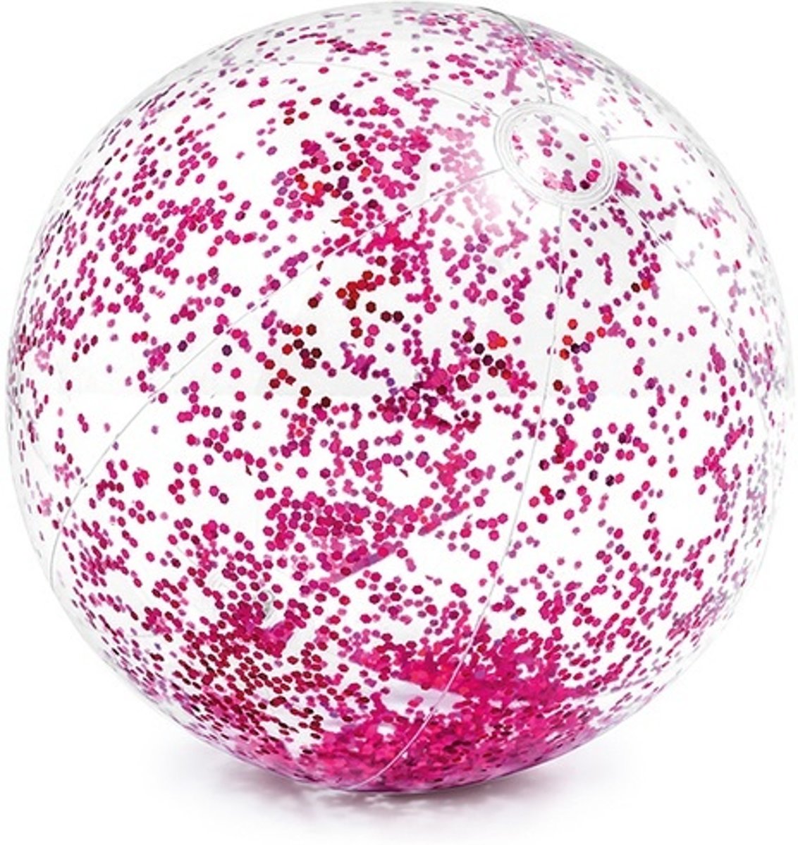 Intex Strandbal Glitter 71 Cm Transparant Paars