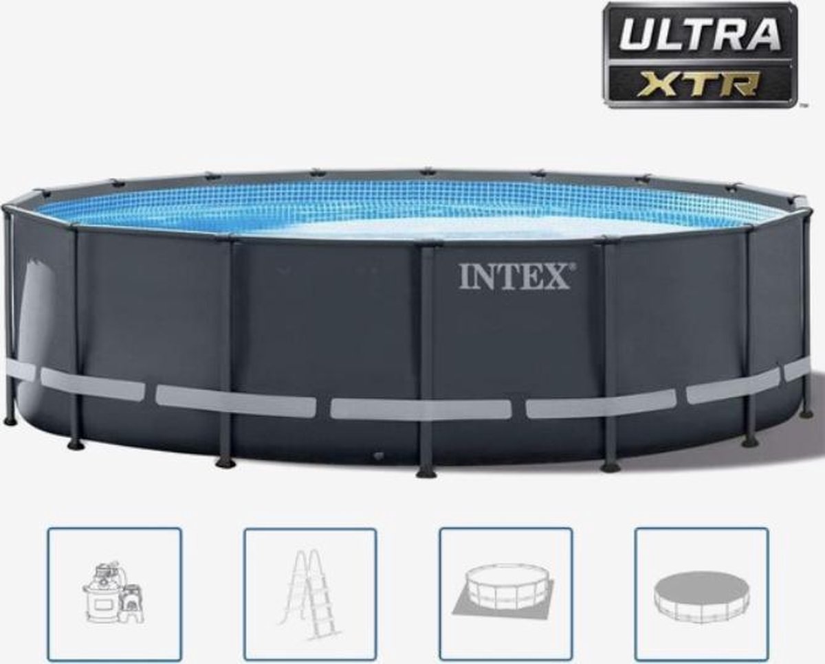   Ultra XTR Frame Rond (488x122 cm) met Zandfilter en Accessoires 26326NP