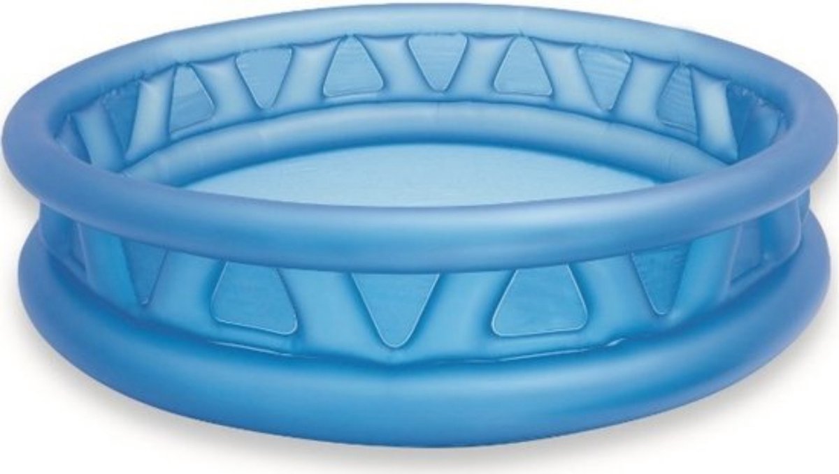   Zwembad - Opblaasbaar - Soft - Pool - Opblaasbad - Blauw - 188x46cm