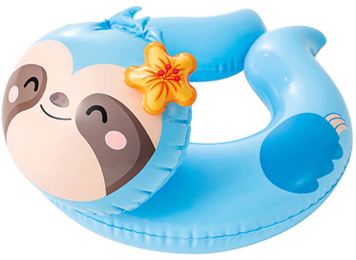   Zwemring - Dierenkop -   - Pinguin (BLAUW)