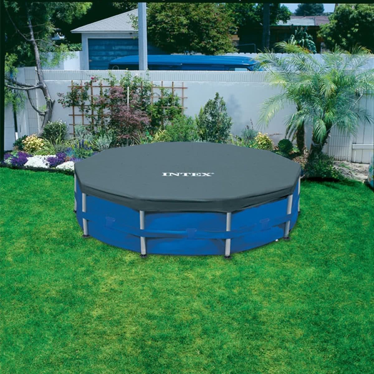 Intex afdekzeil rond voor frame pool 366 cm