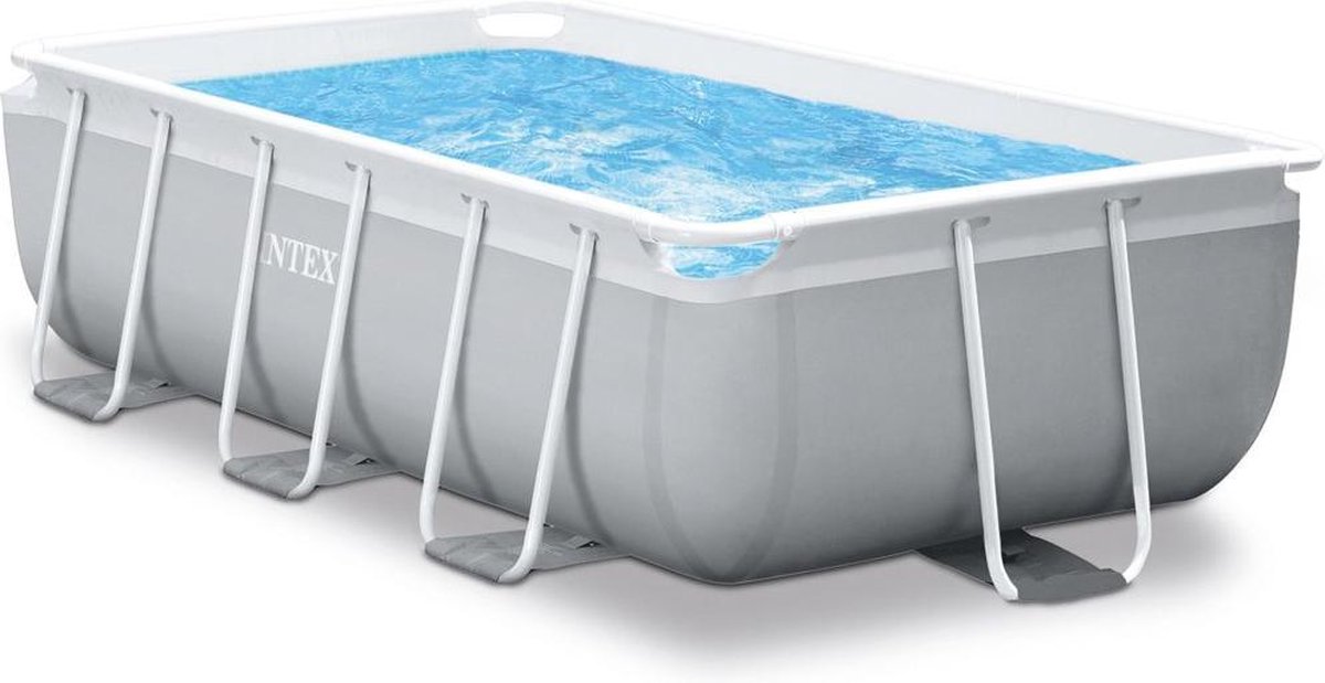   rechthoekig Prism Frame Pool 300x175x80 cm met filterpomp en accessoires 26784GN