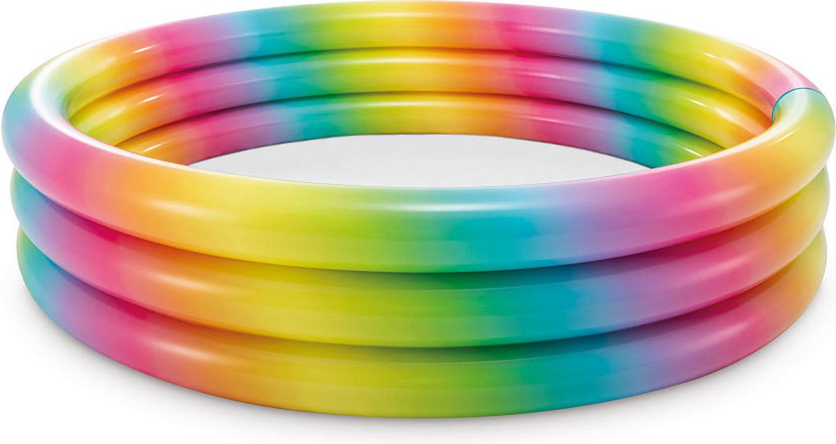   zwembad Rainbow Ombre 3-ring 168x38cm