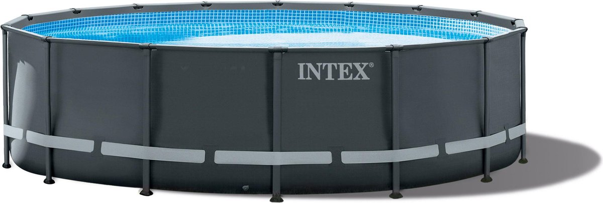 Intex zwembad rond Ultra XTR Frame 488x122 cm met zandfilter en accessoires 26326GN