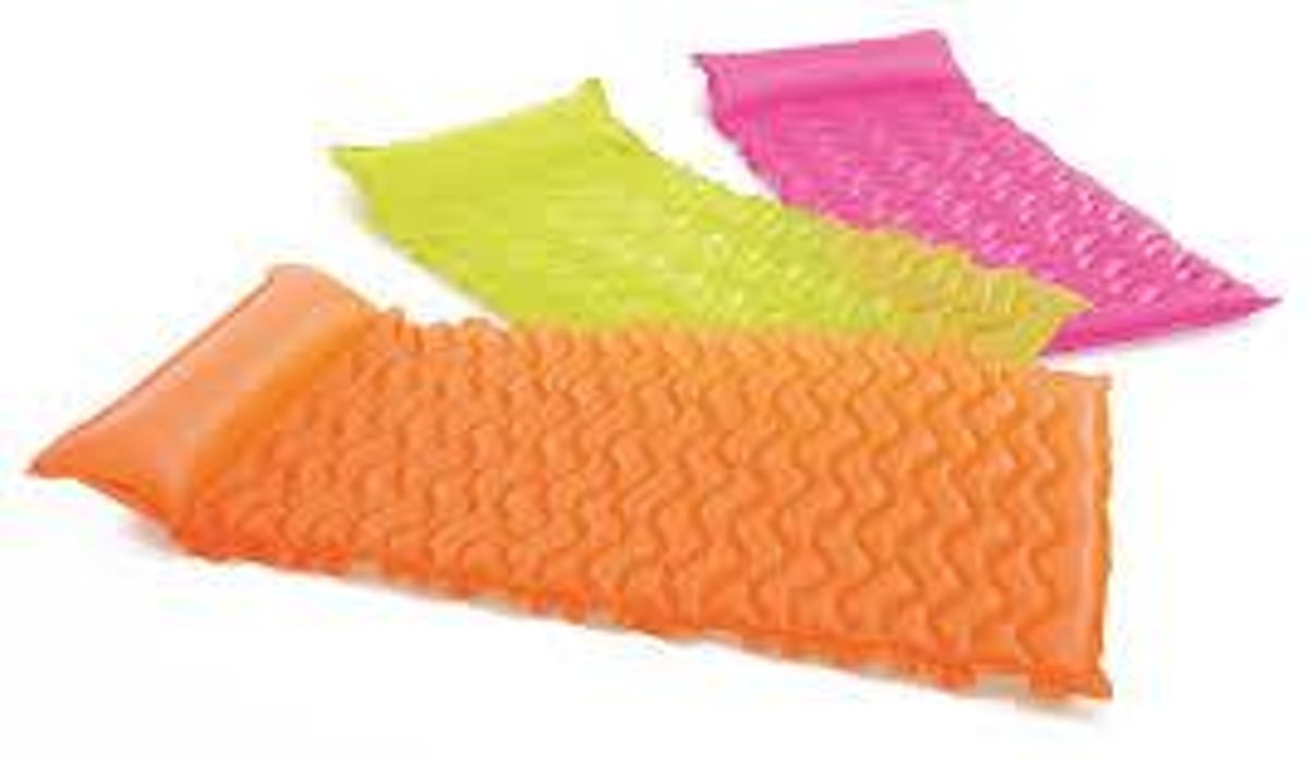 Luchtmatras Tote-n-float wave mats 229cm x 86cm -  