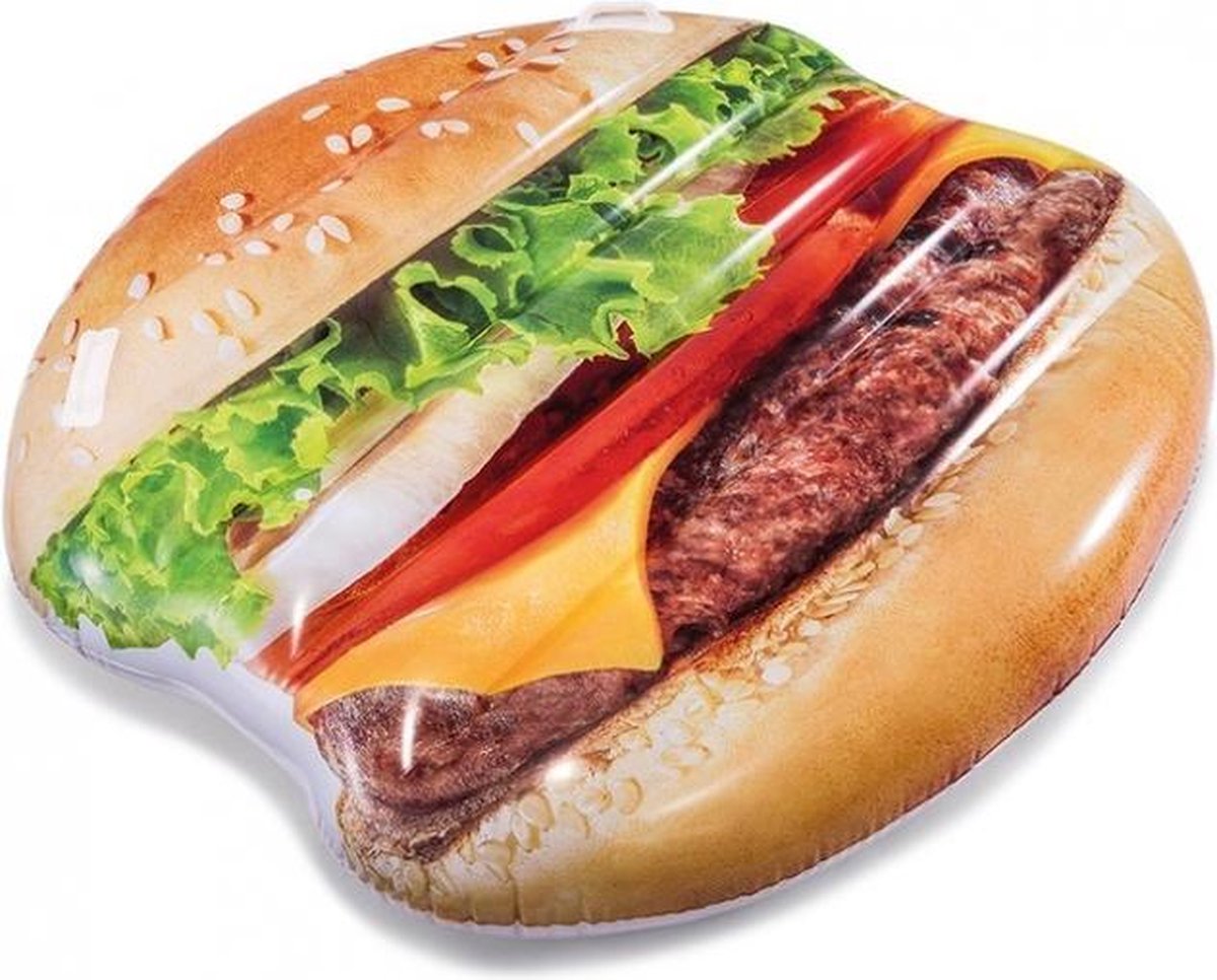 luchtbed Hamburger Island 145 x 142 cm multicolor