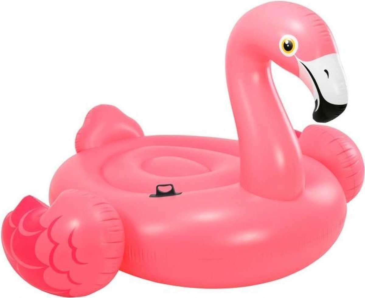 opblaasdier flamingo roze 142 cm