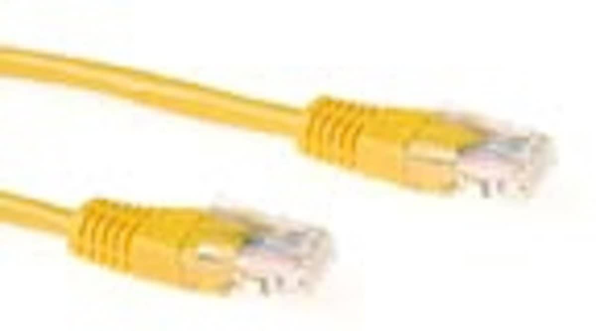 Intronics CAT6 UTP patchkabel geel