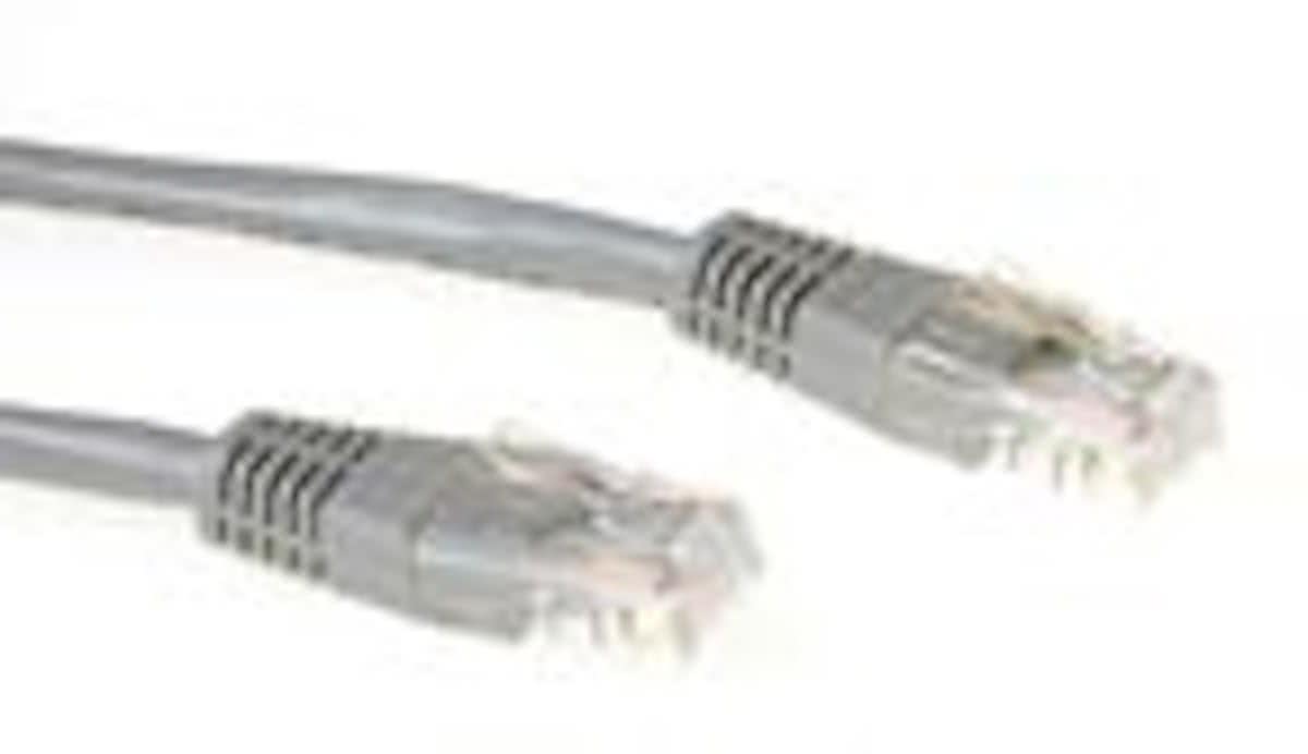 Intronics CAT6 UTP patchkabel grijs