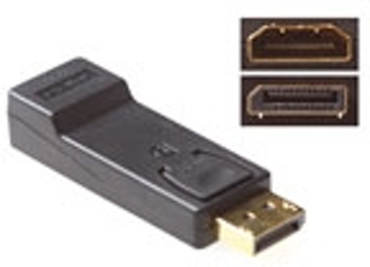 Intronics Verloop adapter DisplayPort male - HDMI-A female