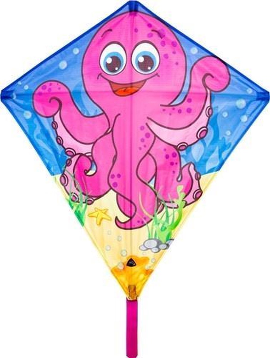 HQ Eddy Octopus - Eenlijn kindervlieger - 68 cm