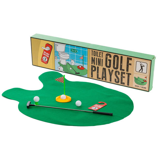 Invento toiletgolfspel retr-Oh 15,5 x 62,5 cm groen