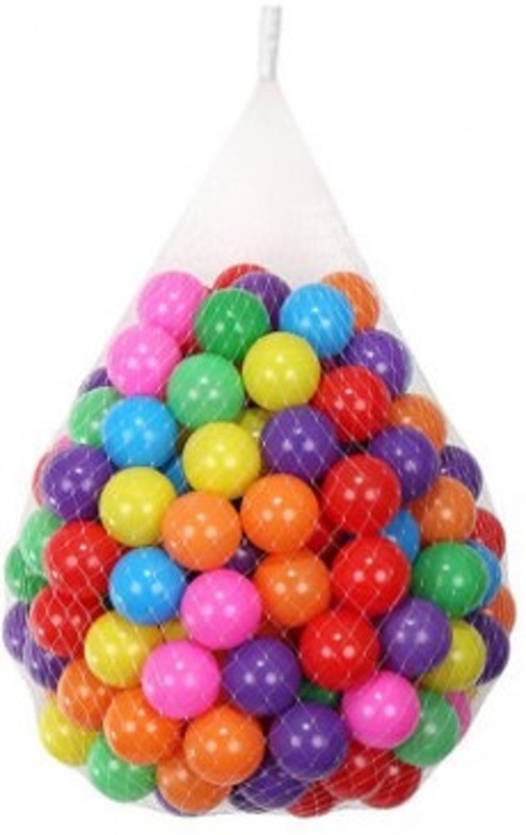 Gekleurde Ballenbak Ballen - Plastic Speelballetjes - Gekleurde Ballenbad Speel Ballen - Set Van 200 Stuks - Ø 7CM