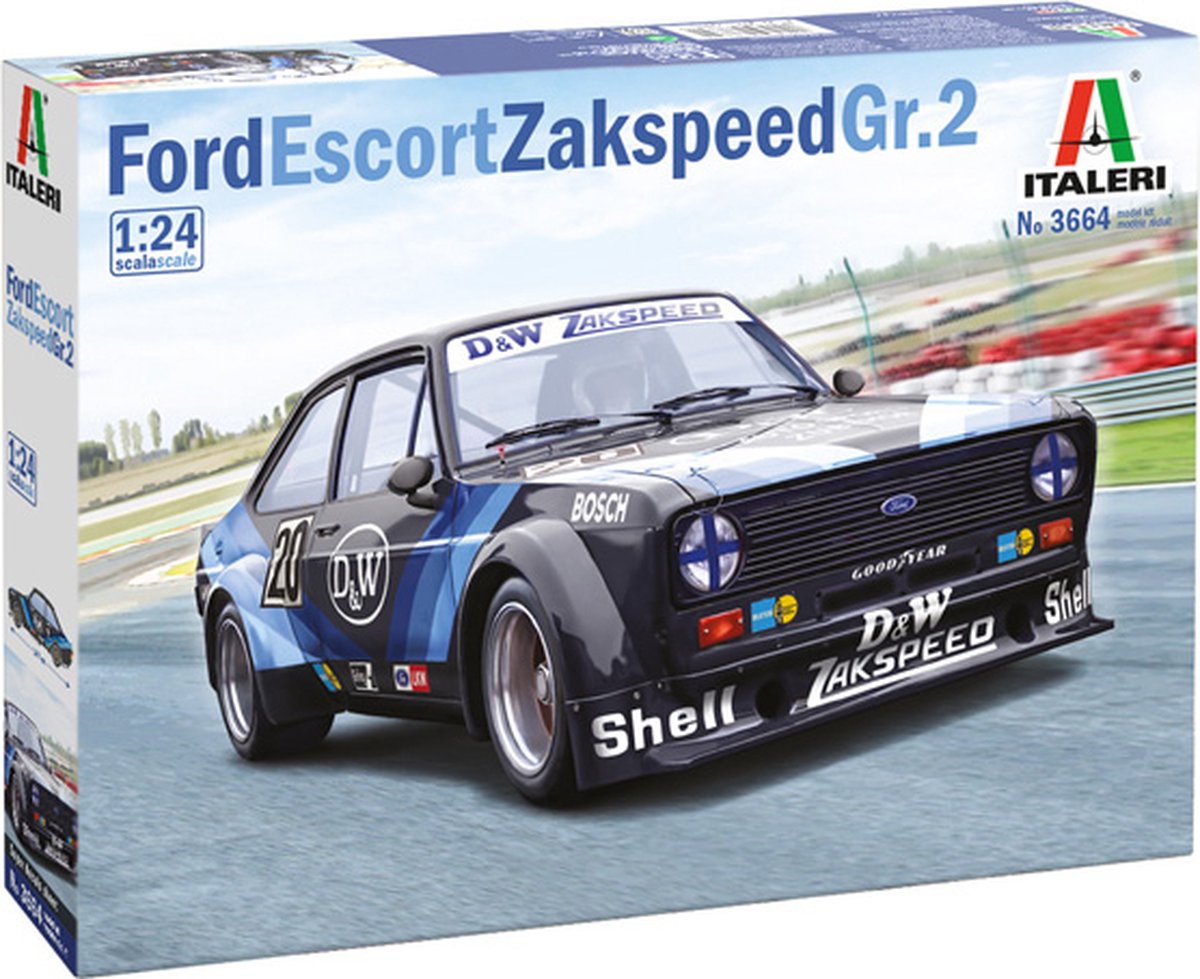 1:24 Italeri 3664 Ford Escort Zakspeed Gr.2 Plastic kit