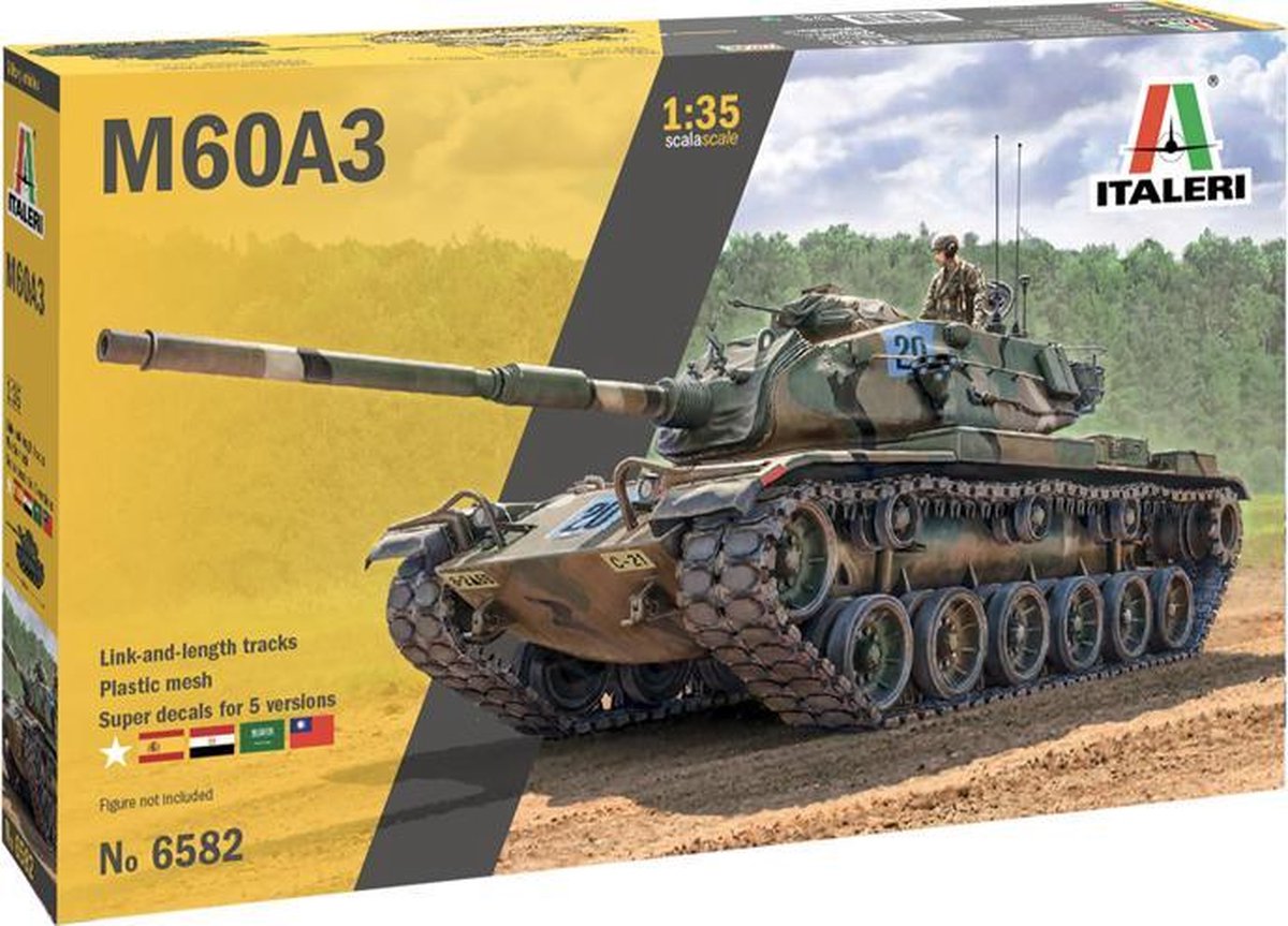 1:35 Italeri 6582 M60A3 Tank US