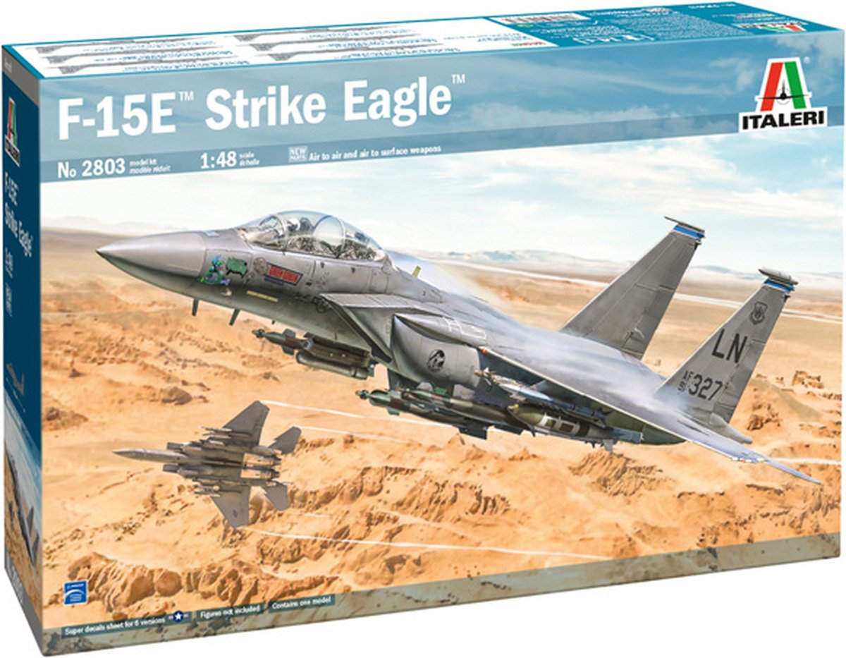 1:48 Italeri 2803 F-15E Strike Eagle Plane Plastic kit