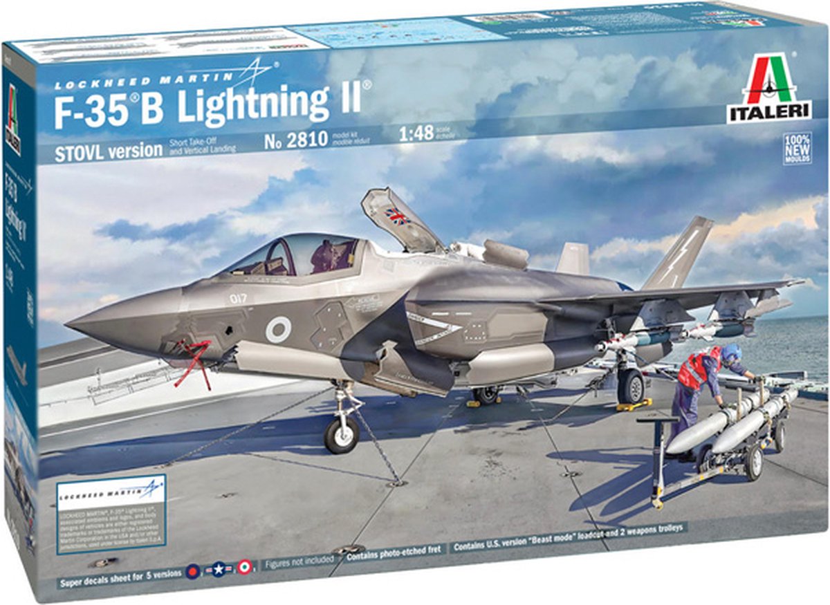 1:48 Italeri 2810 F-35 B Lightning II - Lockheed Martin - STOVL Plastic kit