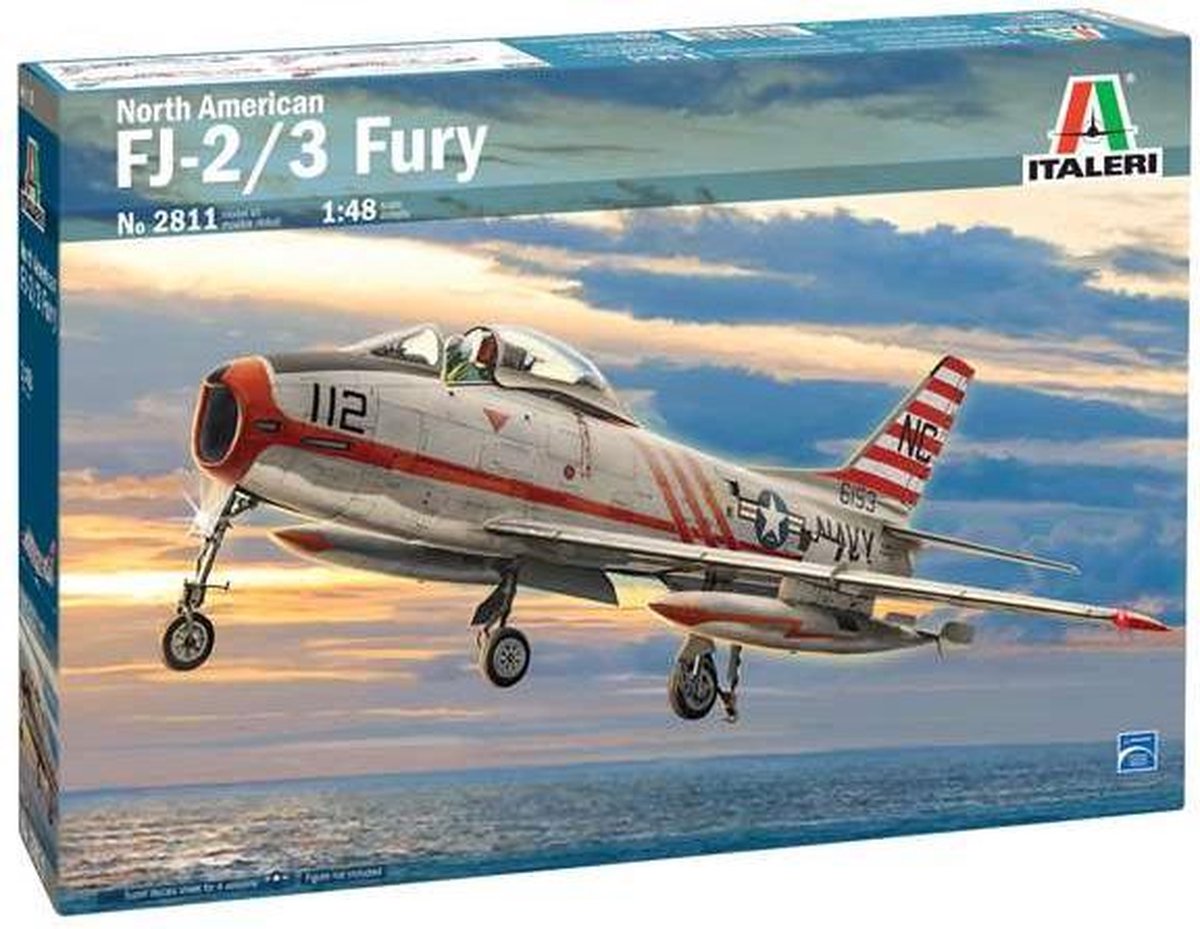 1:48 Italeri 2811 North American FJ-2/3 Fury Plastic kit