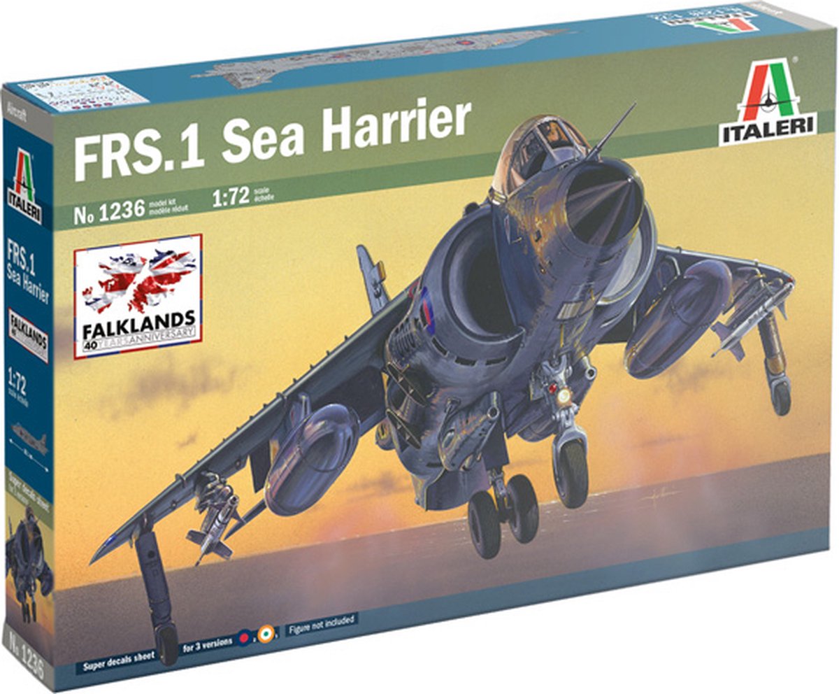 1:72 Italeri 1236 FRS.1 Sea Harrier Plane Plastic kit