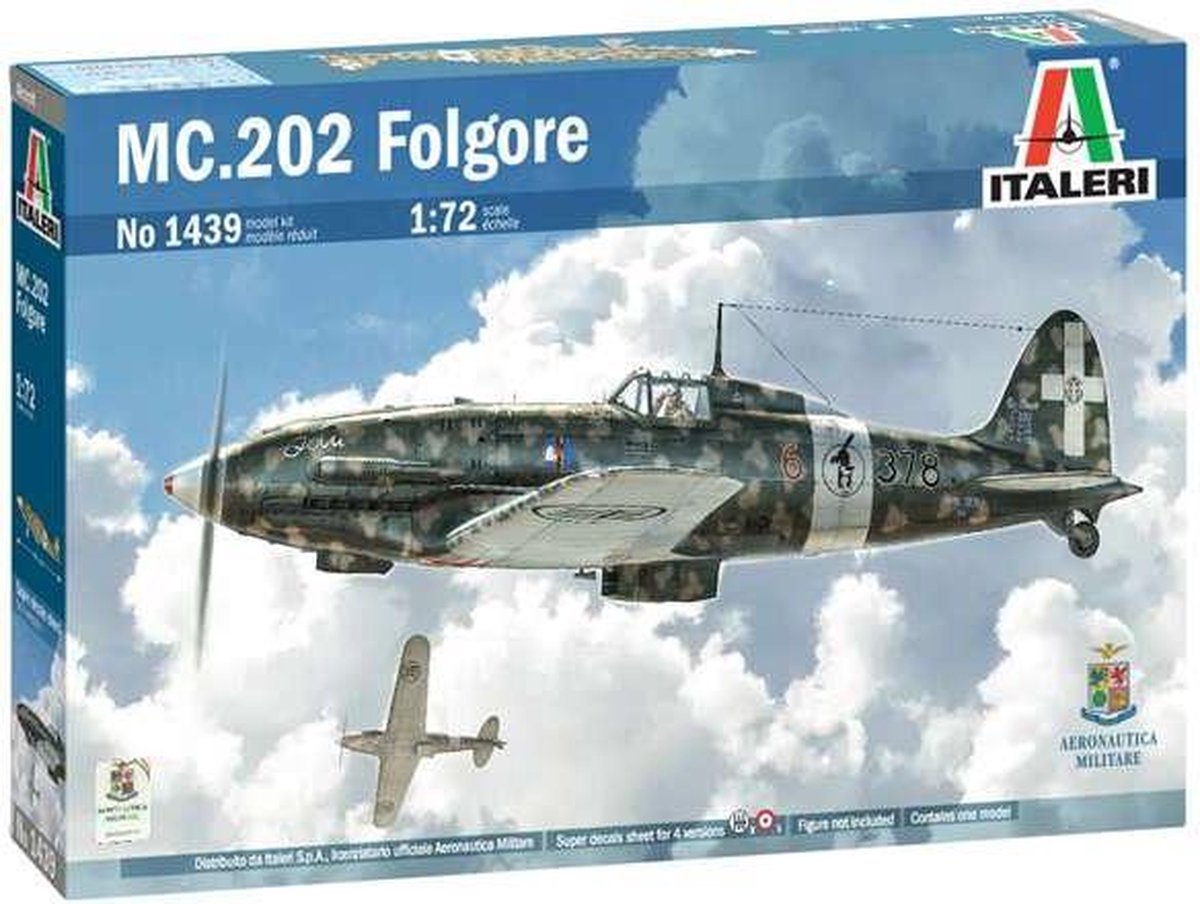 1:72 Italeri 1439 MC. 202 Folgore  Plastic kit