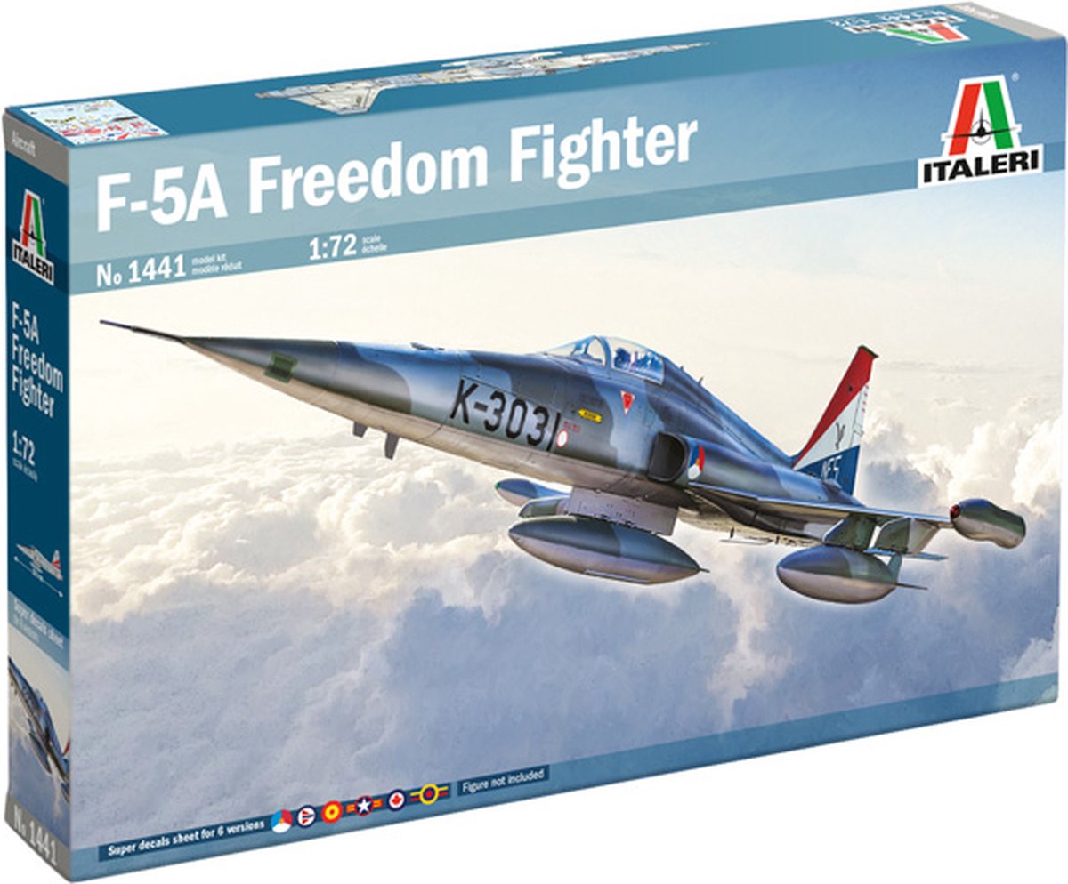 1:72 Italeri 1441 F-5A Freedom Fighter Plastic kit