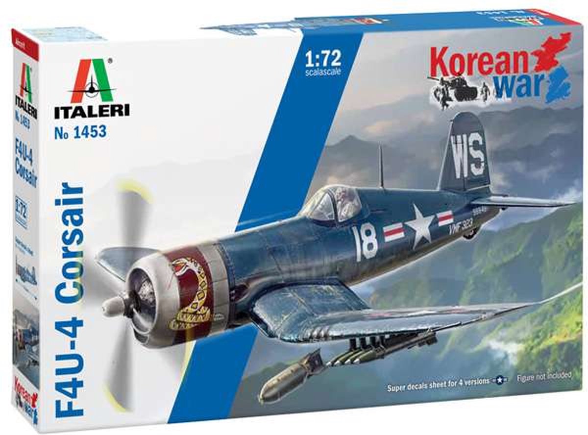 1:72 Italeri 1453 F4U-4 Corsair - Korean War - Plane Plastic kit