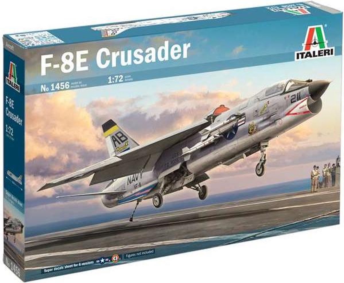 1:72 Italeri 1456 F-8E Crusader Plastic kit