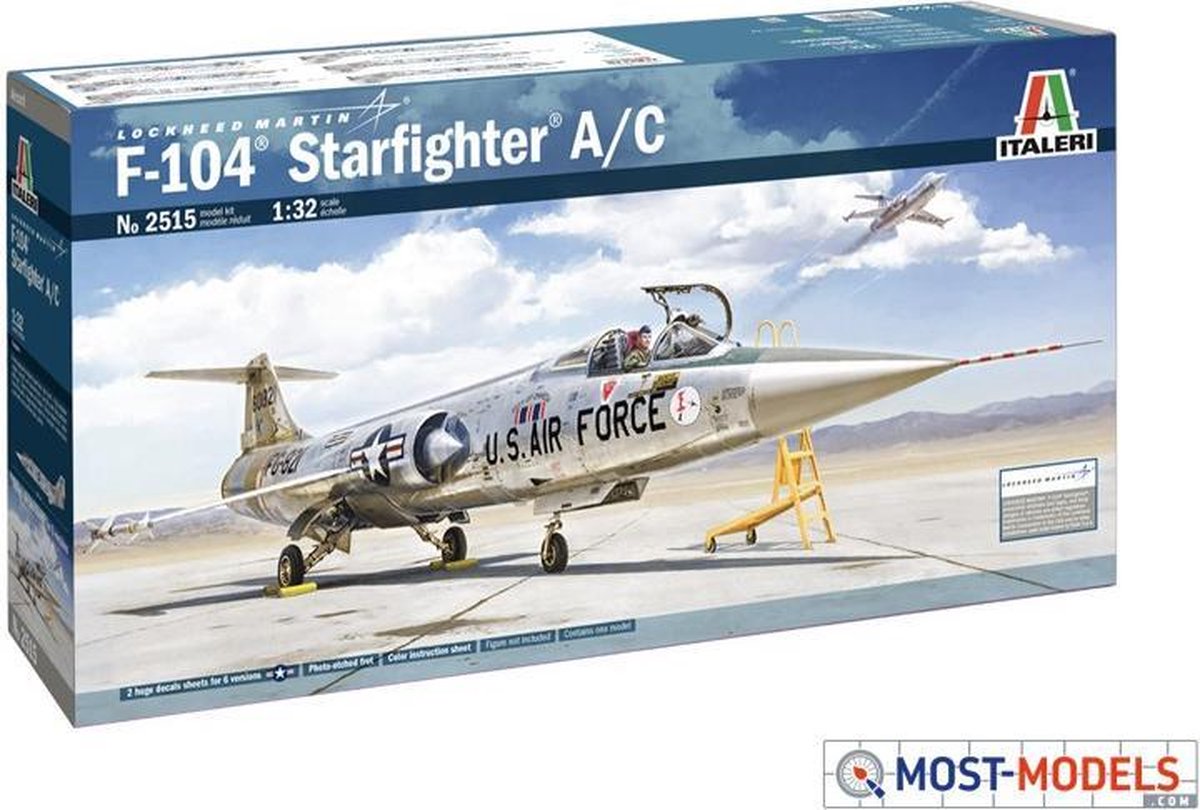 F-104 A/C STARFIGHTER 1:32 ITALERI