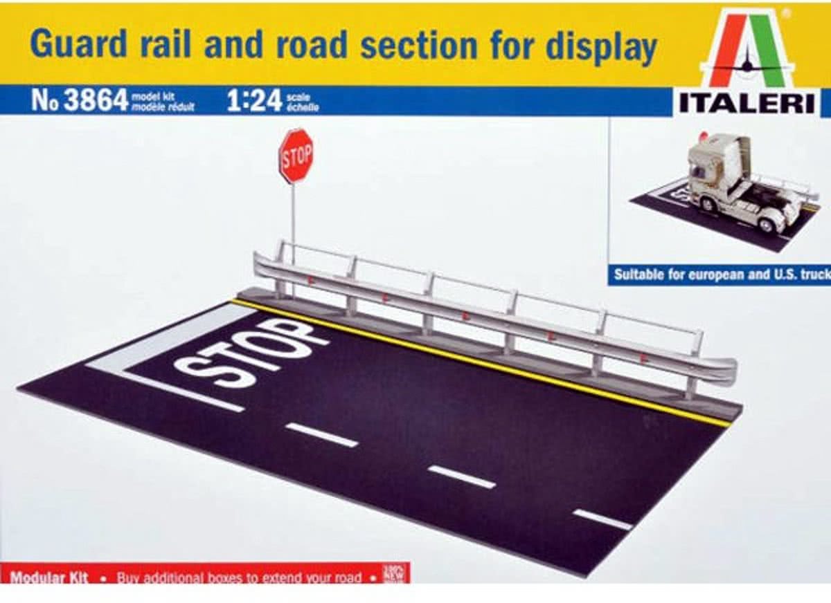 GUARD RAIL and ROAD SECTION FOR DISPLAY