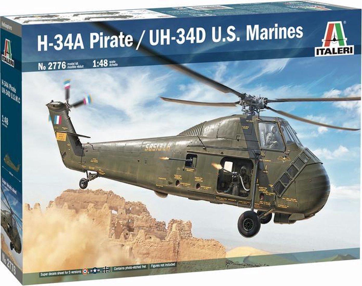 H-34 A PIRATE / UH-34D U.S. MARINES 1:48 (5/20)