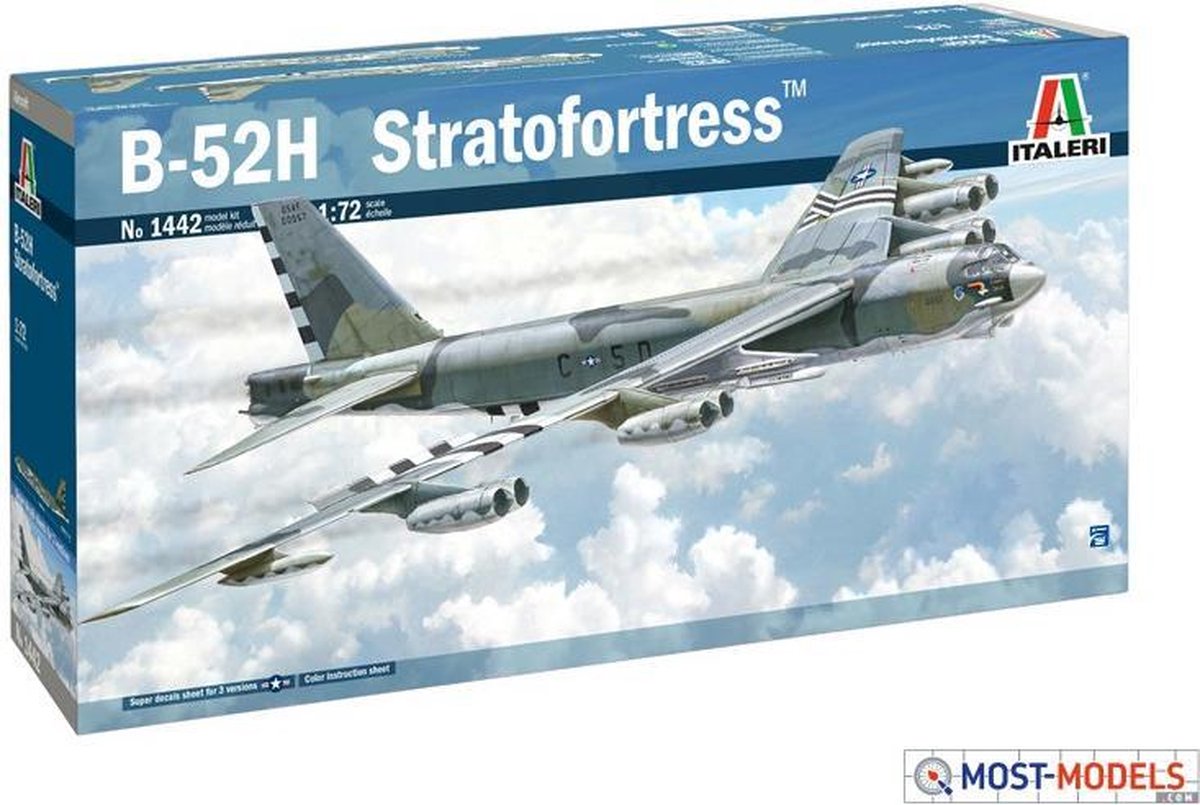 ITALERI SCHAAL 1:72 Boeing B-52 Stratofortress » Jets (Aircraft)