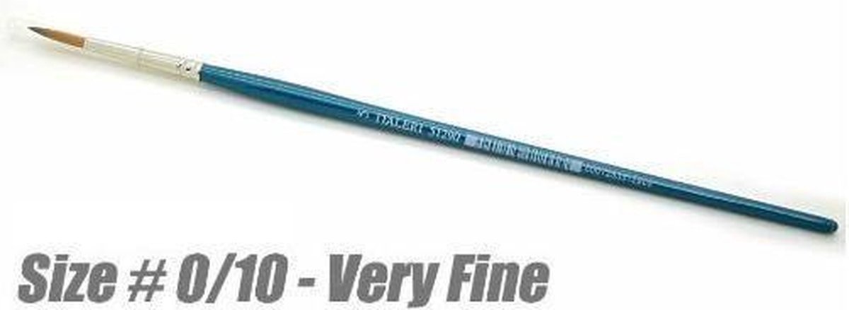 Italeri - 0/10 Synthetic Round Brush Brown Tip (Ita51281)