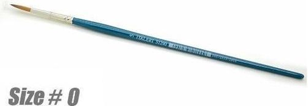 Italeri - 0 Synthetic Round Brush Brown Tip (Ita51285)