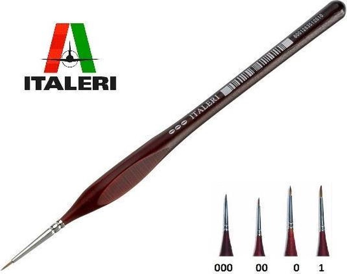 Italeri - 000 Sable Hair Brush  Single Pack (Ita52251)