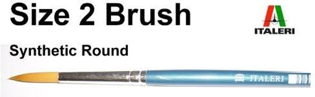 Italeri - 2 Brush Synthetic Round (Ita51205)