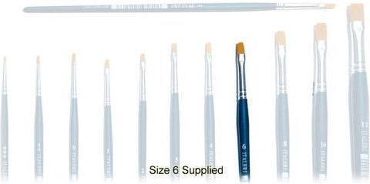 Italeri - 6 Brush Synthetic Flat (Ita51229)