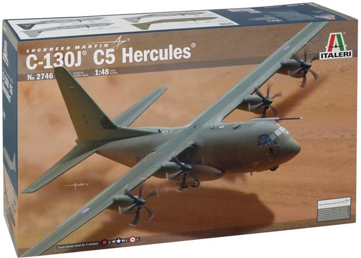 Italeri - C130j C5 Hercules 1:48 (Ita2746s)