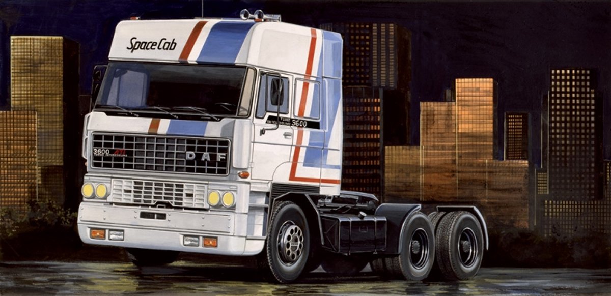 Italeri - DAF 3600 Space Cab - modelbouw pakket schaal 1:24