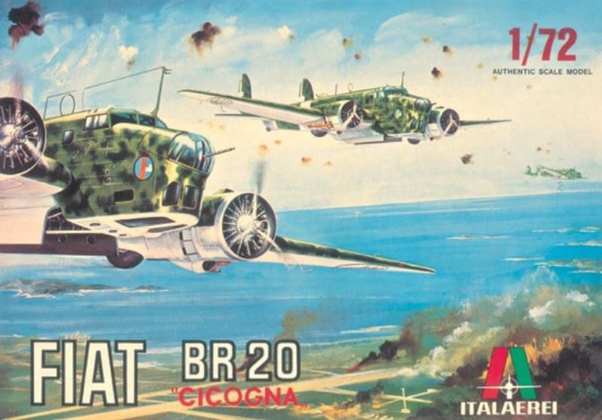 Italeri - Fiat Br.20 Cicogna B.o.b. 80th Anniversary 1:72 - ITA1447S