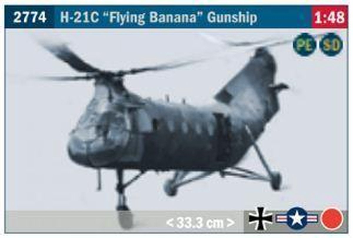 Italeri - H-21c Flying Banana Gunship 1:48 * (Ita2774s)