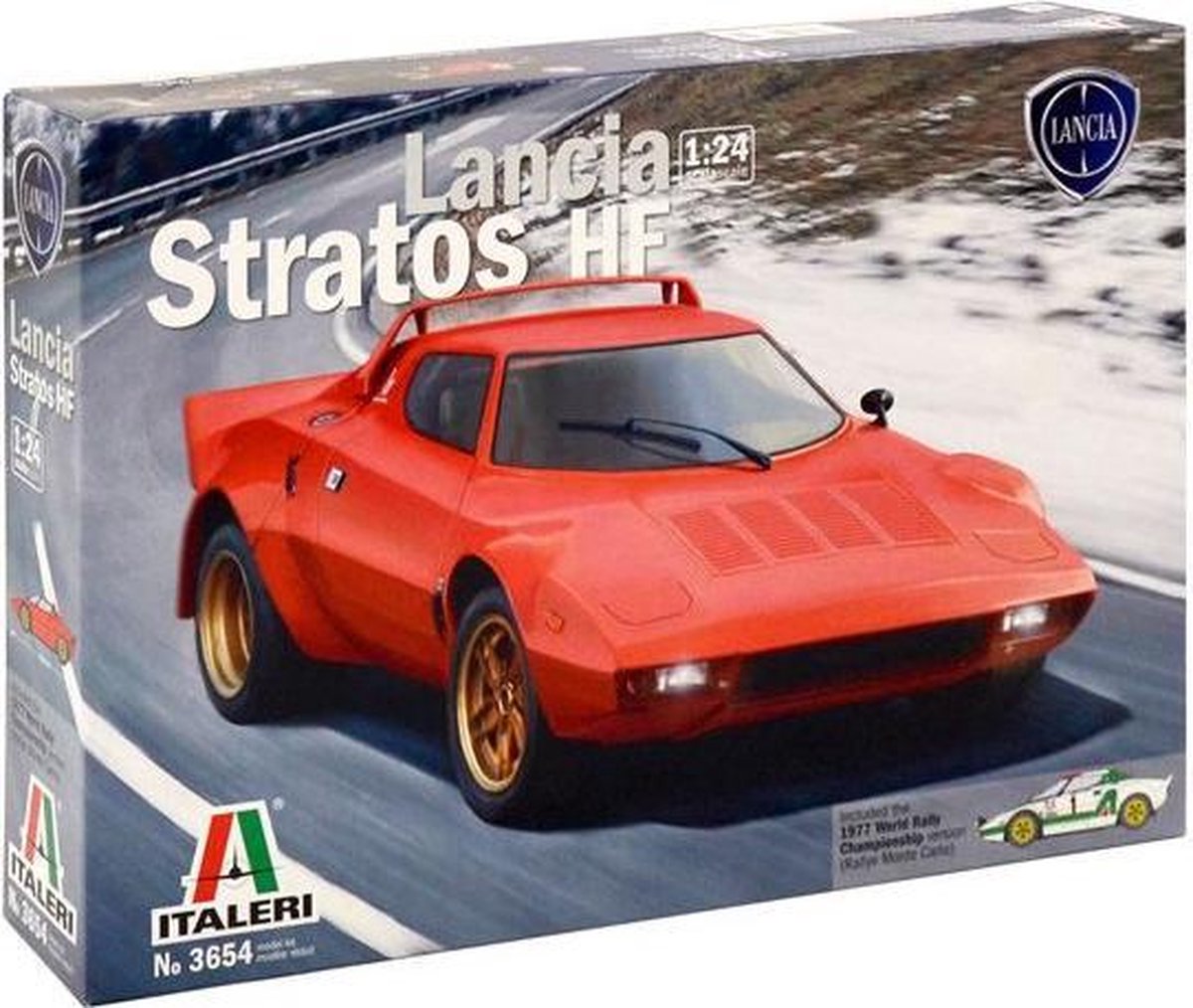 Italeri - Lancia Stratos Hf 1:24 (Ita3654s)