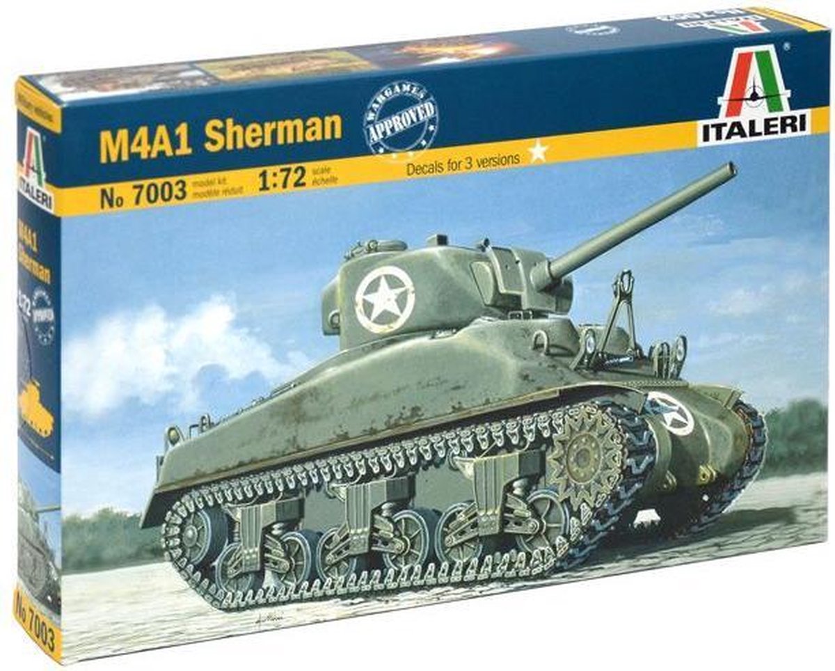 Italeri - M4 Sherman 1:72 (Ita7003s)