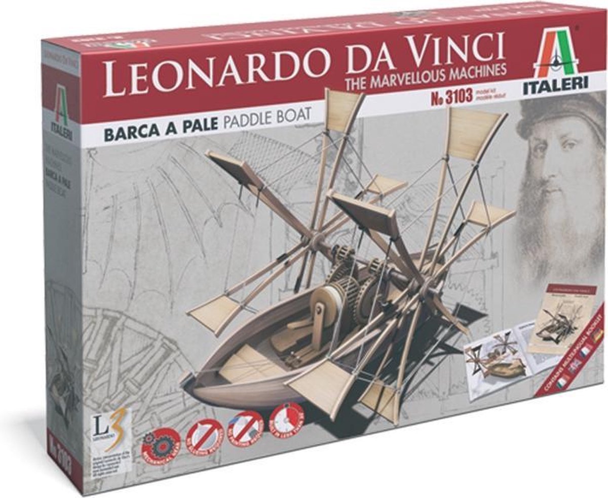 Italeri - Paddle Boat Da Vinci (Ita3103s)