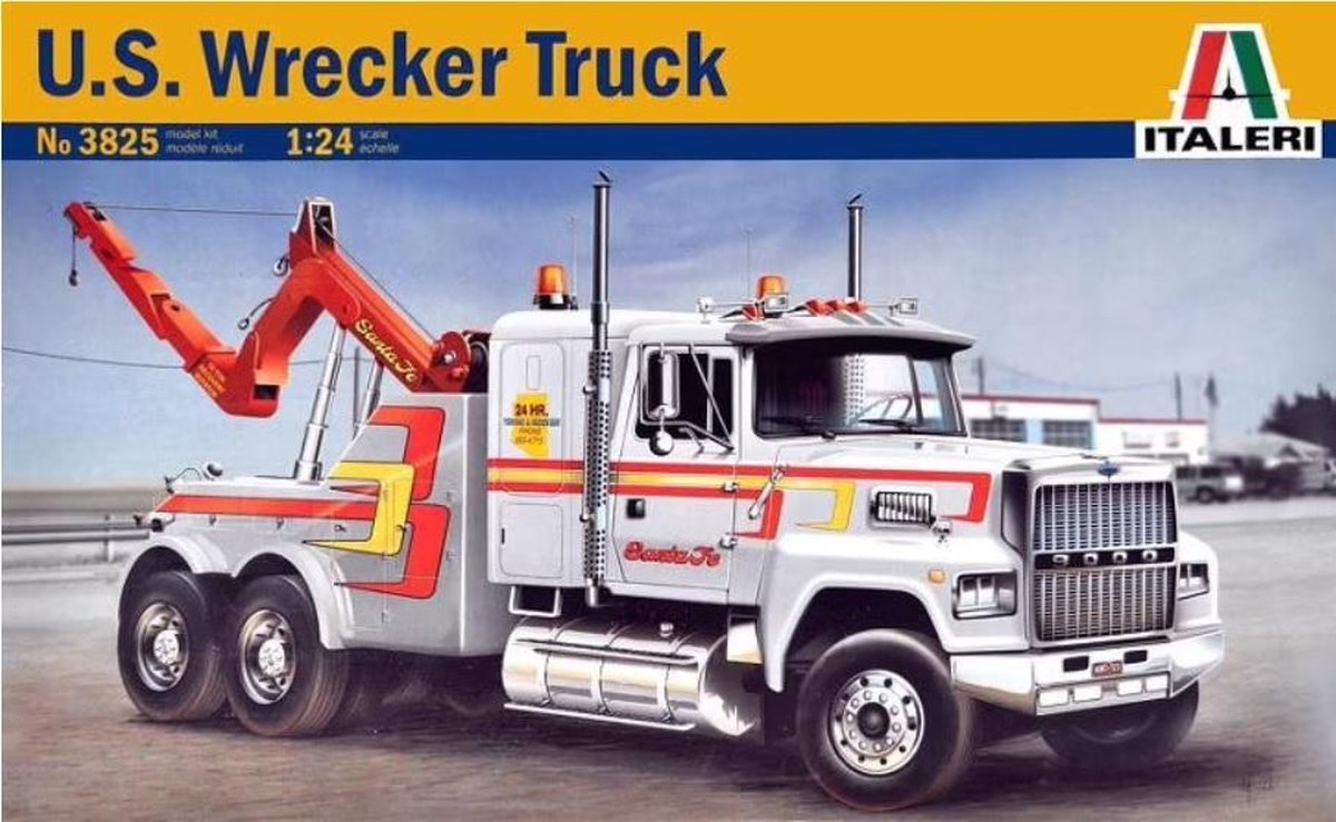 Italeri - Us Wrecker Truck  (modelbouw, 1:24) met starterkit