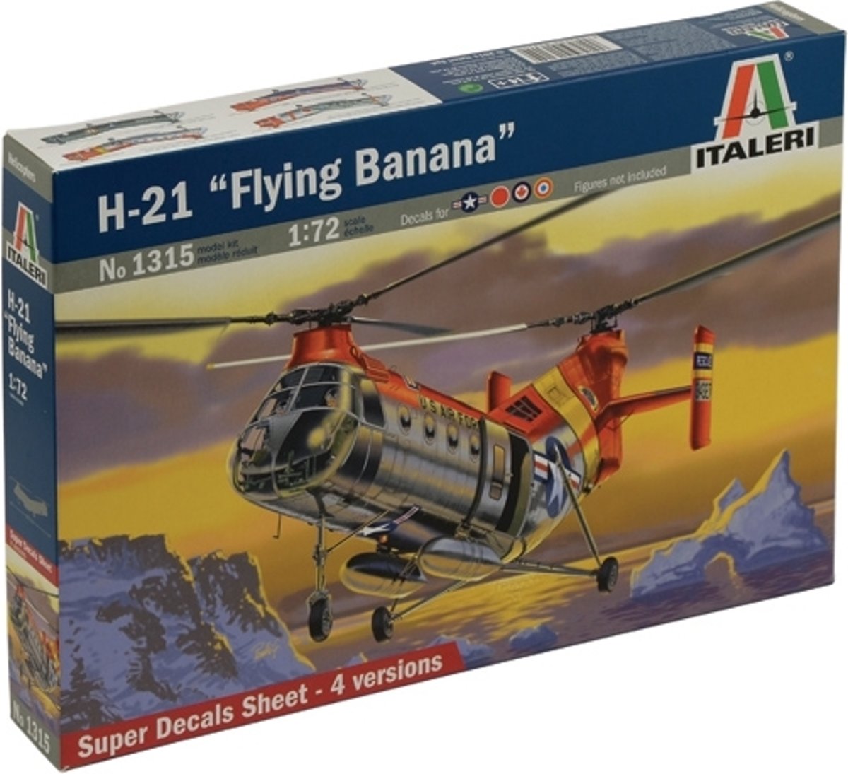 Italeri 1315 1:72 Montagekit Hefschroefvliegtuig