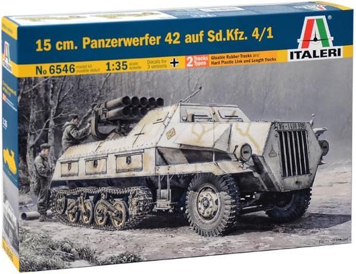 Italeri 15 cm. Panzerwerfer 42 auf Sd.Kfz. 4/1+ Ammo by Mig lijm